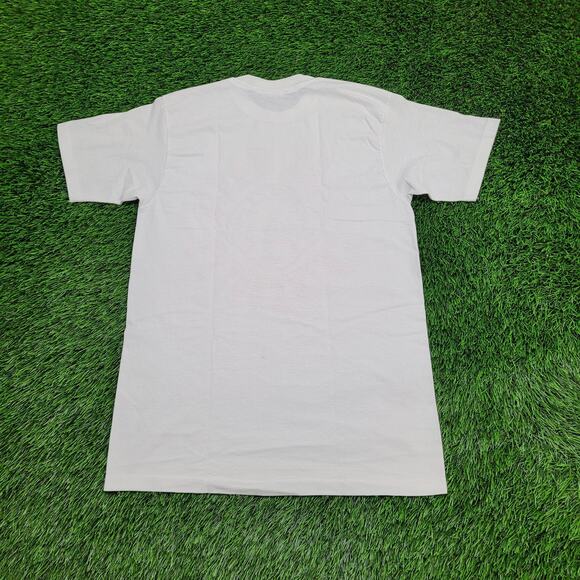 Vintage Lake-Hauto University Shirt Womens M/L 19x28 White - Picture 2 of 13